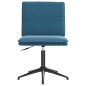 vidaXL Esszimmerstühle 6 Stk. Blau Samt
