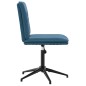 vidaXL Esszimmerstühle 6 Stk. Blau Samt