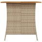 vidaXL 5-tlg. Garten-Essgruppe mit Kissen Beige Poly Rattan vidaXL 5-tlg. Garten-Essgruppe mit Kissen Beige Poly Rattan