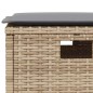 vidaXL 5-tlg. Garten-Essgruppe mit Kissen Beige Poly Rattan vidaXL 5-tlg. Garten-Essgruppe mit Kissen Beige Poly Rattan