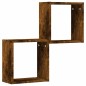 vidaXL Würfelregale 2 Stk. Räuchereiche 30x15x30 cm vidaXL Würfelregale 2 Stk. Räuchereiche 30x15x30 cm