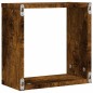 vidaXL Würfelregale 2 Stk. Räuchereiche 30x15x30 cm vidaXL Würfelregale 2 Stk. Räuchereiche 30x15x30 cm
