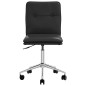 vidaXL Esszimmerstühle 4 Stk. Schwarz Kunstleder