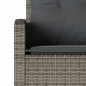vidaXL L-förmiges Couchsofa mit Kissen Graues Polyrattan vidaXL L-förmiges Couchsofa mit Kissen Graues Polyrattan