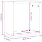 vidaXL Würfelregale 2 Stk. Braune 30x15x30 cm vidaXL Würfelregale 2 Stk. Braune 30x15x30 cm