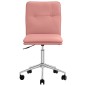 vidaXL Esszimmerstühle 4 Stk. Rosa Kunstleder