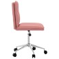 vidaXL Esszimmerstühle 4 Stk. Rosa Kunstleder