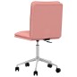 vidaXL Esszimmerstühle 4 Stk. Rosa Kunstleder