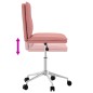 vidaXL Esszimmerstühle 4 Stk. Rosa Kunstleder