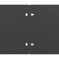 vidaXL Rasenkanten 50 Stk. Schwarz 15x103 cm Kaltgewalzter Stahl