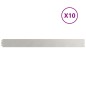 vidaXL Rasenkanten 10 Stk. 10x103 cm Edelstahl vidaXL Rasenkanten 10 Stk. 10x103 cm Edelstahl