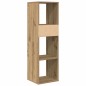 vidaXL Bücherregal Artisan-Eiche 34x31x112 cm Holzwerkstoff