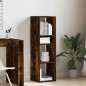 vidaXL Bücherregal Räuchereiche 34x31x112 cm Holzwerkstoff