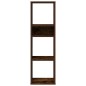 vidaXL Bücherregal Räuchereiche 34x31x112 cm Holzwerkstoff