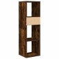 vidaXL Bücherregal Räuchereiche 34x31x112 cm Holzwerkstoff