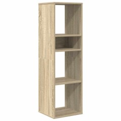 vidaXL Bücherregal Sonoma-Eiche 34x31x112 cm Holzwerkstoff