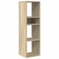 vidaXL Bücherregal Sonoma-Eiche 34x31x112 cm Holzwerkstoff