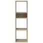 vidaXL Bücherregal Sonoma-Eiche 34x31x112 cm Holzwerkstoff
