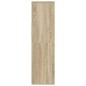 vidaXL Bücherregal Sonoma-Eiche 34x31x112 cm Holzwerkstoff