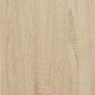 vidaXL Bücherregal Sonoma-Eiche 34x31x112 cm Holzwerkstoff
