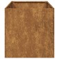 vidaXL Pflanzkübel Rostig 40x80x40 cm Wetterfester Stahl vidaXL Pflanzkübel Rostig 40x80x40 cm Wetterfester Stahl