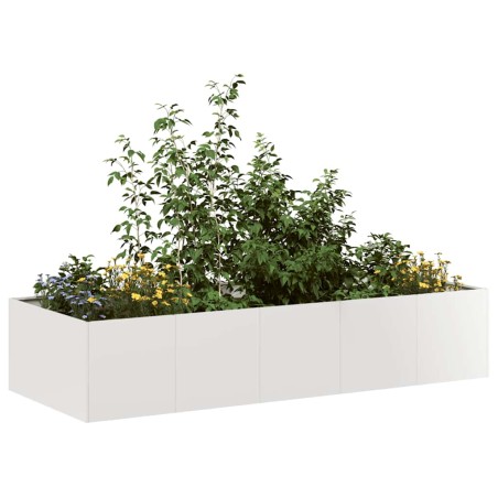 vidaXL Pflanzkübel 200x80x40 cm Edelstahl