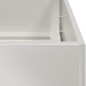 vidaXL Pflanzkübel 200x80x40 cm Edelstahl
