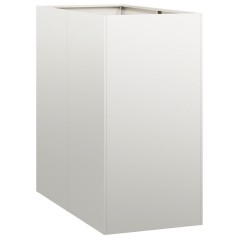 vidaXL Pflanzkübel 40x80x80 cm Edelstahl