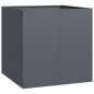 vidaXL Pflanzgefäß Anthrazit 80x80x80 cm Stahl