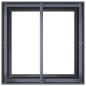 vidaXL Pflanzgefäß Anthrazit 80x80x80 cm Stahl