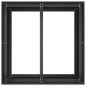 vidaXL Pflanzkübel Schwarz 80x80x80 cm Stahl
