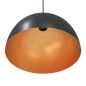 vidaXL Pendelleuchten 2 Stk. Höhenverstellbar E27 Schwarz Ø30cm Metall