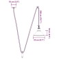 vidaXL Pendelleuchte Höhenverstellbar E27 Gelb Glänzend Ø 22 cm Metall
