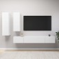 4-tlg. TV-Schrank-Set Weiß Holzwerkstoff 4-tlg. TV-Schrank-Set Weiß Holzwerkstoff