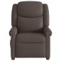 vidaXL Relaxsessel Elektrisch Glänzend Braun Kunstleder vidaXL Relaxsessel Elektrisch Glänzend Braun Kunstleder