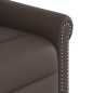 vidaXL Relaxsessel Elektrisch Glänzend Braun Kunstleder vidaXL Relaxsessel Elektrisch Glänzend Braun Kunstleder
