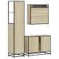 vidaXL 3-tlg. Badmöbel-Set Sonoma-Eiche Holzwerkstoff vidaXL 3-tlg. Badmöbel-Set Sonoma-Eiche Holzwerkstoff