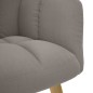 vidaXL Relaxsessel Taupe Stoff vidaXL Relaxsessel Taupe Stoff