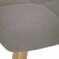 vidaXL Relaxsessel mit Hocker Taupe Stoff vidaXL Relaxsessel mit Hocker Taupe Stoff