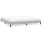 vidaXL Bettgestell ohne Matratze Hellgrau 200x210 cm Samt