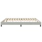 vidaXL Bettgestell ohne Matratze Hellgrau 200x210 cm Samt