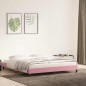 vidaXL Bettgestell ohne Matratze Rosa 200x210 cm Samt