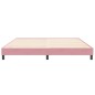 vidaXL Bettgestell ohne Matratze Rosa 200x210 cm Samt