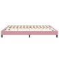 vidaXL Bettgestell ohne Matratze Rosa 200x210 cm Samt