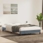 vidaXL Bettgestell ohne Matratze Dunkelgrau 120x210 cm Samt