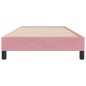 vidaXL Bettgestell ohne Matratze Rosa 90x220 cm Samt vidaXL Bettgestell ohne Matratze Rosa 90x220 cm Samt