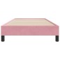 vidaXL Bettgestell ohne Matratze Rosa 80x220 cm Samt vidaXL Bettgestell ohne Matratze Rosa 80x220 cm Samt