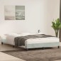 vidaXL Bettgestell ohne Matratze Hellgrau 160x220 cm Samt
