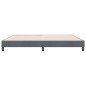 vidaXL Bettgestell ohne Matratze Dunkelgrau 180x220 cm Samt