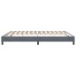 vidaXL Bettgestell ohne Matratze Dunkelgrau 180x220 cm Samt
